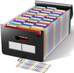 26 Pockets Accordian File Organizer