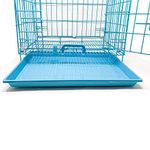 Pawwfect® 30 inch Iron and Plastic Cage with Removable Tray for Dogs and Rabbits (Blue)