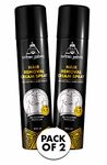 UrbanGabru Hair Removal Cream Spray for Men (Pack of 2), Painless and Effective Hair Removal Solution, Aloe Vera & Lemon fragrance (2 x 200 ml)