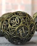 JOYLORD DND Dice Set - Elegant Dungeons and Dragons Dice with Tree Vine Dragon Design - Premium Metal DND & D&D Dice