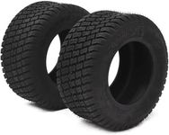 GarveeLife (2 Pack) 15 x 6.00-6 Lawn Mower Tires, Replacement Lawn Mower Front Tires Compatible, for Tractor Riding Lawnmowers, 4PR TL WAVE/Ply Tubeless