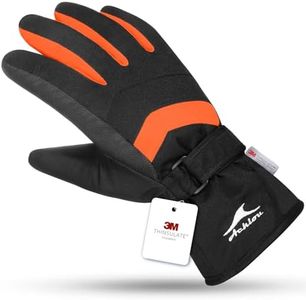 Achiou Ski Snow Gloves Winter Warm 3M Thinsulate Waterproof Touchscreen Men Women