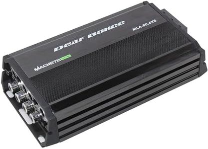 Machete MLA-80.4XS | Ultra-Compact 4-Channel Class D Amp, 500W Total
