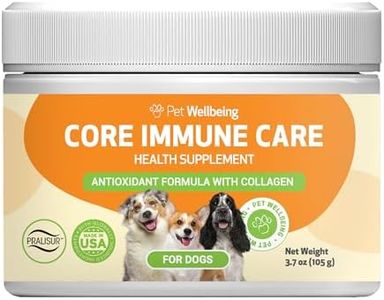 Pet Wellbeing Core Immune Care for Dogs - Daily Antioxidant Support for Pets of All Ages - Veterinarian Formulated Holistic Immune Support - 3.7 oz (105 g) Powder