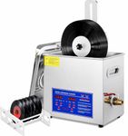 TGTHDD Ultrasonic Vinyl Record Cleaner, 8-Record Auto Rotating LP System