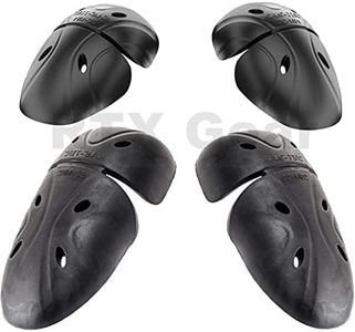 SAS-TEC, Inserti in memory foam viscoelastici, livello 2, per giacca da motociclista, protezioni per i gomiti e il corpo, set (SC-1/81-82)