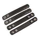 Itoofa8 Police Belt Keepers, Hidden Snap Duty Belt Keepers, Basketweave Belt Keepers (4-Pack) (Basketweave)