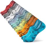 IDEGG No Show Socks Men Low Cut Ankle Short Socks for Men Casual Athletic Socks with Non Slip Grip