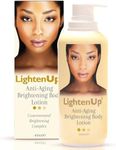 LightenUp Anti-Aging Body Lotion 400ml - Formulated to Fade Dark Spots, Anti-Aging and Anti-Oxidant Properties, with Argan Oil and Shea Butter