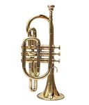 Sai Musical Brass TB-0030 Trumpet Gold Color - A Cornet