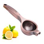 Lemon Squeezer Press Stainless Steel/Lime Juicer Handheld Manual Hand Citrus Press Juicer Metal - 2.7" Extra Large Bowl Heavy Duty Easy to Clean Dishwasher Safe