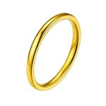 PROSTEEL Toe Ring Pinky Ring Thumb Rings for Women Gold Plated