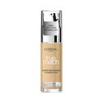 L'Oreal Paris True Match Liquid Foundation, Skincare Infused with Hyaluronic Acid, SPF 17, Available in 40 Shades, 2W Golden Almond, 30 ml