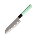 Machado Stainless Steel Japanese Deba Sushi Knife with Octagonal Green Handle - (Pack of 1)