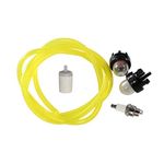 HURI Primer Bulb with Fuel Line Filter for Husqvarna 225 225B 225BX 225L 225LD 225R 225RD 225RJ 232L 232R 232RD 232RJ