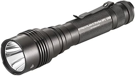 Streamlight ProTac HPL 88077 - Torcia tattica ricaricabile USB a lungo raggio da 1000 lumen, con cavo USB e fondina, colore: nero