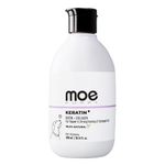 Moe Puppy's Keratin+ Protein Shampoo for Dogs & Cats, Shed Control, Repair & Strengthen Damaged Fur, Long Lasting Scent, Moisturizing, Natural Formula for Soft, Shiny Coat (300ml)