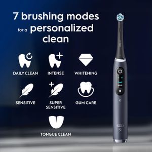 Oral-B iO9 Electric Toothbrush – Smart Rechargeable, Black