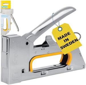 Rapid Heavy Duty Manual Staple Gun PRO R23 for No. 13 Staples, Upholstery Staple Gun with Ergonomic Handle, All-Steel Construction, and Easy Loading System, Made in Sweden (5001667)