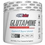 EHP Labs L Glutamine Powder Amino Acids - L-Glutamine Supplement for Gut Health (500g) Improves Muscle Recovery, Focus & Concentration - 100 Servings