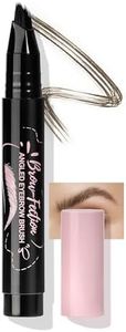 Microblading Eyebrow Pen Natural,Eyebrow Pen Easy-To-Use,Eyebrow Brush Quick-Drying,Hair-Like Strokes,24-Hour Long-Lasting,Waterproof,Smudge-Proof,Multiple Uses 02tawny brown