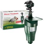 GARDIGO® Water Jet Animal Repellent | Bird Repellent, Heron Repellent, Cat Repellent Garden | Motion Activated Sprinkler | Up to 10m Range | Pigeon Deterrent Heron Scarer | Batteries Included