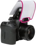 LumiQuest SoftScreen LQ-051M with UltraStrap-Features Flash Diffuser Softscreen, Softens Harsh Light, Reduce Red Eye from Pop-up Flashes-Perfect for Photographers, Travellers and Hobbyist (Neon Pink)