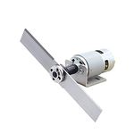 DC 12-24V 775 Motor with Lawn Mower Set Manganese Steel Blade & Mounting Bracket High Speed 775 DC Motor for DIY Garden Tool (12V10000RPM)