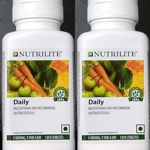 Nutrilite Daily Multivitamin & Multimineral - 120 Capsules (Pack Of 2),2 Count