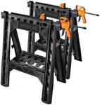 Worx WX065 Clamping Sawhorses with 