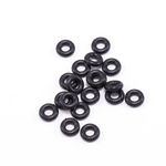 BodyJewelryOnline O-Ring Package of 20 Black Rubber Perfect for Tunnels Plugs and Tapers, Also for Any Piercing Retainer Eyebrow, Labret, Industrial, Cartilage