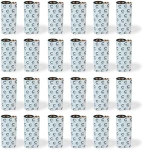 Clickslock Enhanced Wax Thermal Transfer Ribbon, 4.33'' x 244', 24 Rolls