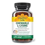 Country Life Chewable L-Lysine 600m