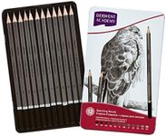 Derwent Academy Sketching Pencils Tin, 6B-5H (Set of 12)