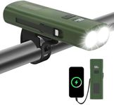 2024 NEW Bike Lights Front LED Torch, 1000LM Super Bright & 22 Hrs Rechargeable Lightweight - Bicycle Lights IPX4 Waterproof 6 Modes Road Mountain Cycling Fishing Woking at Night