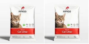 Hipkoo Exclusive Cat Litter 10Kg 100% Natural Unscented Bentonite Clay Dust Free Fragrance Free Absorbent Eco-Friendly Sand for All Breeds of Cats 2 Packs of 5 Kgs (Combo)