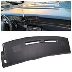 ECOTRIC Dashboard Cover Cap Compatible with 1984-1992 Chevy Camaro Replacement Shell Bezel Dash Pad Overlay Cover