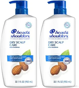 Head and Shoulders Shampoo, Daily-Use Anti-Dandruff Paraben Free Treatment, Dry Scalp Care with Almond Oil, 32.1 fl oz, Twin Pack