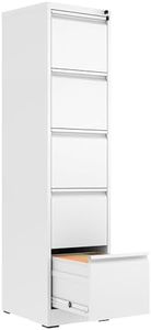 FLIXELIO 5 Drawer File Cabinet with Lock,Metal File Cabinet for Home Office