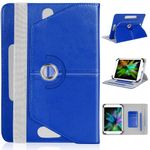 UrbanX 10.1 Inch Universal Tablet Case Protective Cover Folio for Motorola Droid XYBOARD 10.1 MZ617 360 Degree Rotatable Kickstand Multiple Viewing Angles Credit Card Holder