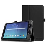 Fintie Folio Case for Samsung Galaxy Tab E 8.0 - Premium PU Leather Slim Fit Smart Stand Cover for Galaxy Tab E 32GB SM-T378/Tab E 8.0-Inch SM-T375/SM-T377 Tablet (Black)