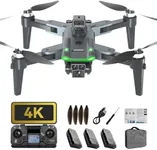 HYTOBP GPS Drone with 4K Camera for Adults, S166 Drone Under 249g 5GHz Transmission 3 Batteries, 90° Adjustable Lens, Auto Return, Follow Me, Brushless Motor Drones for Adults and Beginners