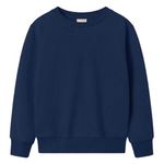 Style Lockers® Kids Boys Sweatshirt Back to School Fleece Plain Jumper Crew Round Neck Pullover Uniform Top (Navy, 9-10 Years)