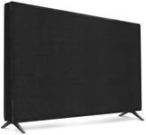 kwmobile Dust Cover for 32" TV - Fabric Case TV Protector for Indoor Flat Screen TVs - Black