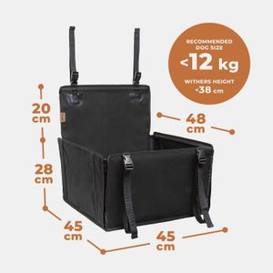 Wuglo Extra Stable Dog Car Seat – Secure Pet Booster for Cars