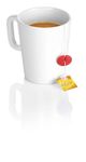 Tescoma Tea Bag Weight with Stand, 4 Pcs Presto, Assorted, 15.5 x 8.5 x 2.6 cm