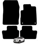 Carsio Carpet Car Mats For Nissan JUKE 2020 Onwards 4pc Set Tailored Fit Floor Mat Set Complete Accessory Black Custom Fitted - All Weather, Anti-Slip Backing & Black Trim