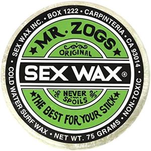 Mr. Zogs Original Sexwax - Cold Water Temperature Coconut Scented (White)