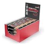 Getbuzzing High Protein Nut Free Flapjack - Cherry 55g - Healthy Snack Bars - Gym, Running, Cycling - Pure Protein Made in The UK - Pack of 12 Bars