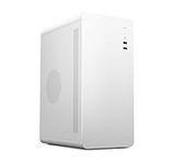 iONZ KZ-32V PC Gaming/Office Case - Mini Tower Micro ATX | Front I/O USB 3.0 with 80 mm Fan - White